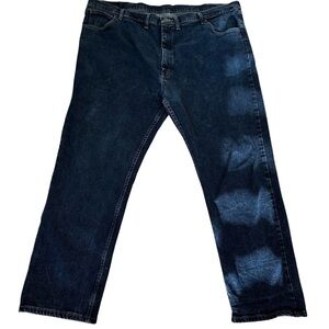 Wrangler Men’s Premium Quality Jeans Blue Denim Relaxed Fit Size 48x30